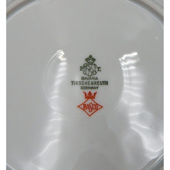 Tirschenreuth Bavaria The Elgin Salad Plates Set of 4 Germany 7-1/2 Inch Silver - Picture 12 of 12